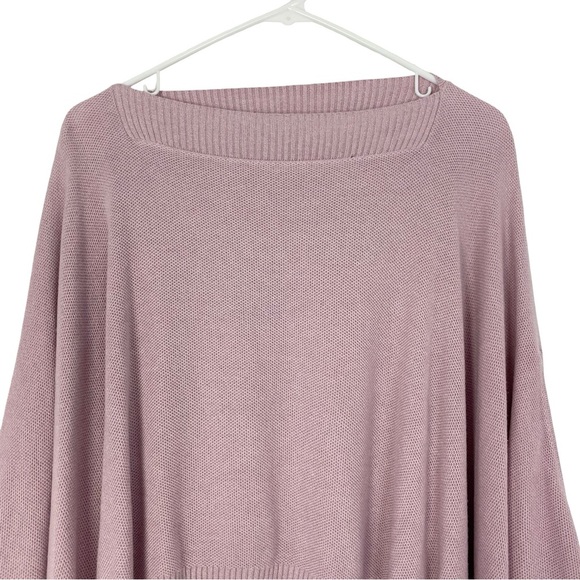 Lululemon Forward Flow Poncho Cape Shawl Sweater Women One Size Light Pink Blush - Picture 3 of 13